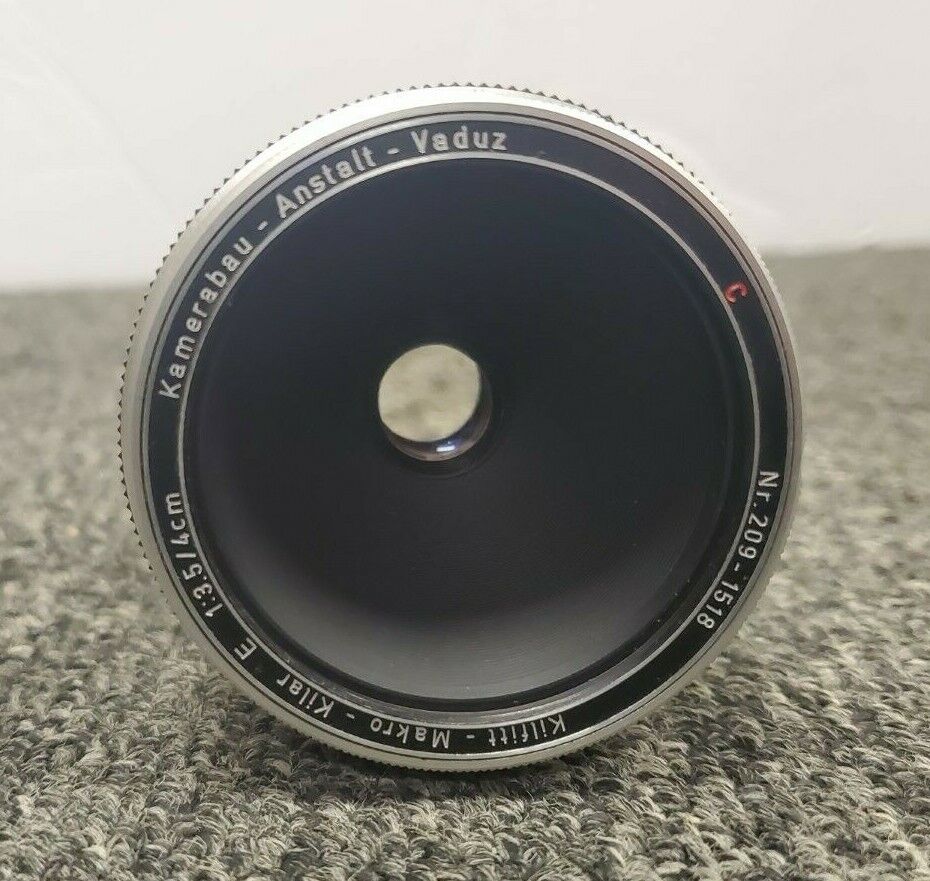 Kilfitt Makro Kilar E 1:3.5/4cm Camera Lens Made in Kilfitt Makro Kilar E 1:3.5/4cm Camera Lens Made in