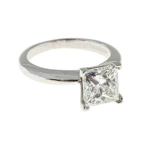 0.6ct Simulated Diamond Solitaire Promise Engagement Ring White Gold Plated - Picture 3 of 9