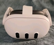 Euc Meta Quest 3 128gb Vr Headset & Controllers W Substitute Charger