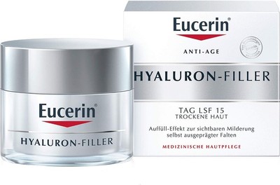Eucerin Hyaluron-Filler Tagespflege für trockene Haut 50ml - NEU (857)