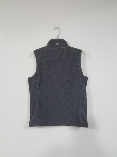 Vineyard Vines Apex Embroidered NWT Fleece Harbor Vest Charcoal Grey Womens S - Picture 4 of 8