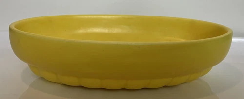 Vintage Haeger Pottery Yellow Planter