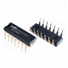 30pcs IC NE556N NE556 ST/TI OSC TIMER DUAL DIP-14 200mA new