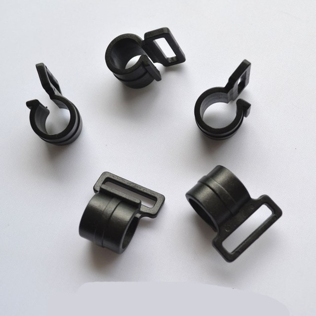 10pcs Camping Caravan Awning Tent Pole Plastic Inner Tent Hooks C Clips
