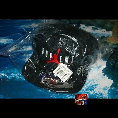 Supreme Air Jordan 6-Panel Cap BLACK FW15 | eBay Supreme Air Jordan 6-Panel Cap BLACK FW15 | eBay