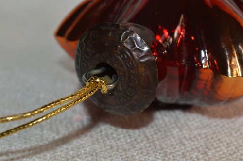 Large Midwest Kugel Christmas Ornament Amberina Red Star - Bild 5 von 7