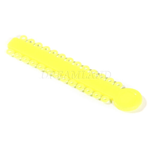 1040 Stck. Ligaturkrawatte Zahnkieferorthopädie Ring Elastisch Latexbänder 45 Farben - Bild 351 von 496