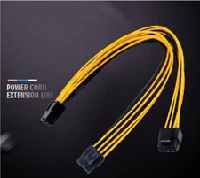 18AWG Wire Cable Power Supply CPU8P One Split Two 8P to Dual 8P 4P One Split Two