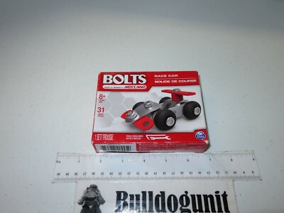 Meccano Bolts Mini Race Car Kit Metal Erector Spin Master 2017