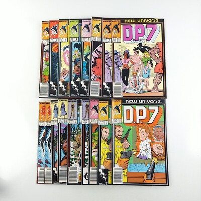 DP7 #1-12 Lot + Extras New Universe (1986 Marvel Comics) D.P. 7 1 2 3 4 5 6 7 8