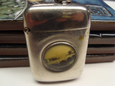 #ad #ad Circa 1910 TWA Brigs O’ Ayr Celluloid Insert Match Safe $75.00