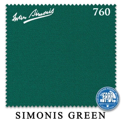 IWAN SIMONIS 7' Simonis 760 Pool Billiard Table Cloth - Simonis Green - AUTHORIZED DEALER