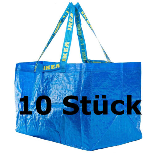 10x IKEA FRAKTA Tasche 71 Liter Tüte Tragetasche Umzug Transport 25 kg BLAU - Bild 1 von 5