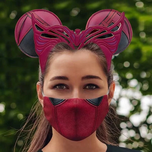 Disney Parks Marvel Scarlet Witch Minnie Ears Stirnband Wanda Maximoff 2023 NEU - Bild 5 von 6