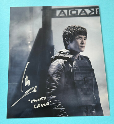 Christopher Larkin  -  THE 100  - signed, original Autogramm !!!
