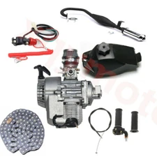 49CC 50CC 2 Stroke Engine Motor Pull Start for Pocket Bike Mini Dirt Bike ATV