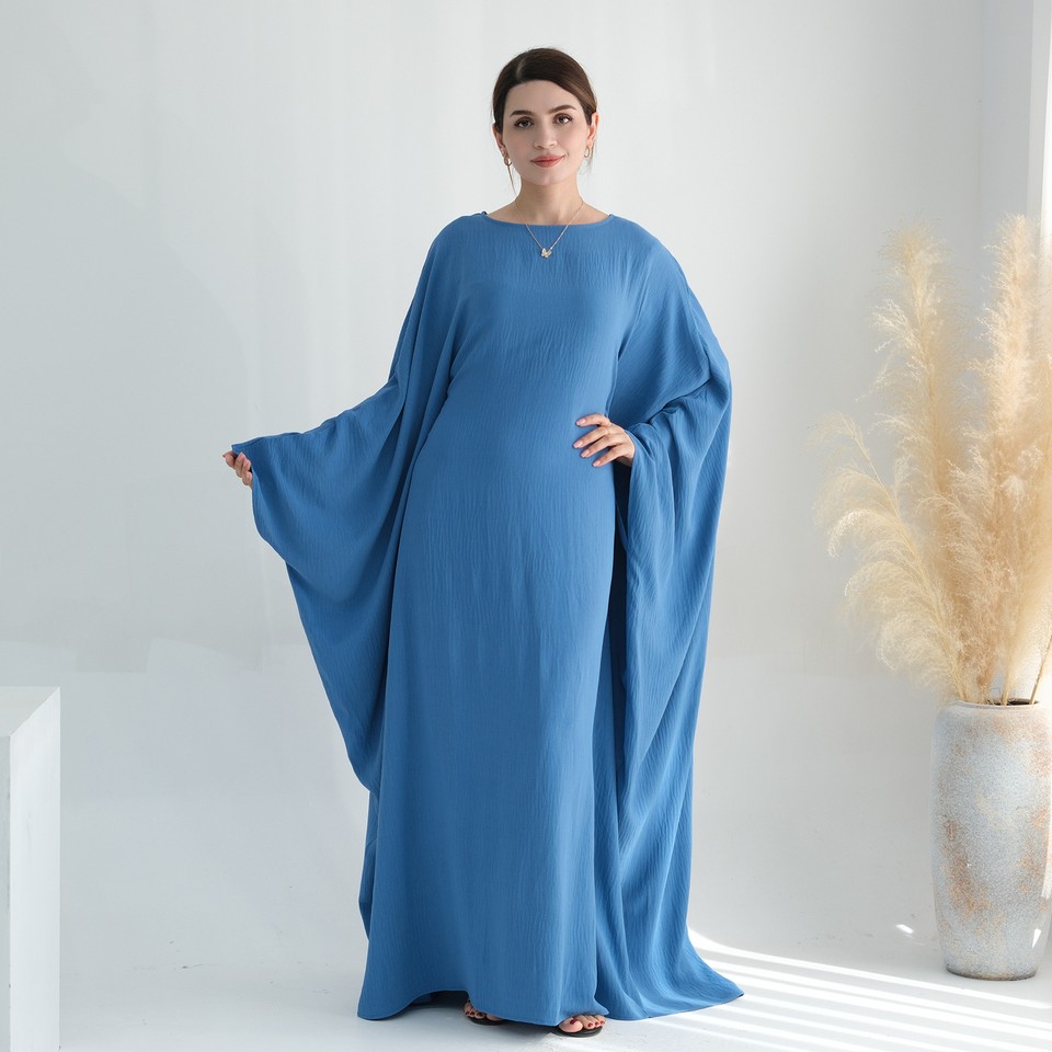 Zoraida - Stylish Batwing Sleeve Long Dress