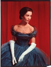 Maggie McNamara Breathtaking 1950's Glamour Gown Original 8x10 Transparency