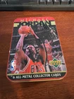 1996 Upper Deck All-Metal Michael Jordan 6-Card Tin & Cards