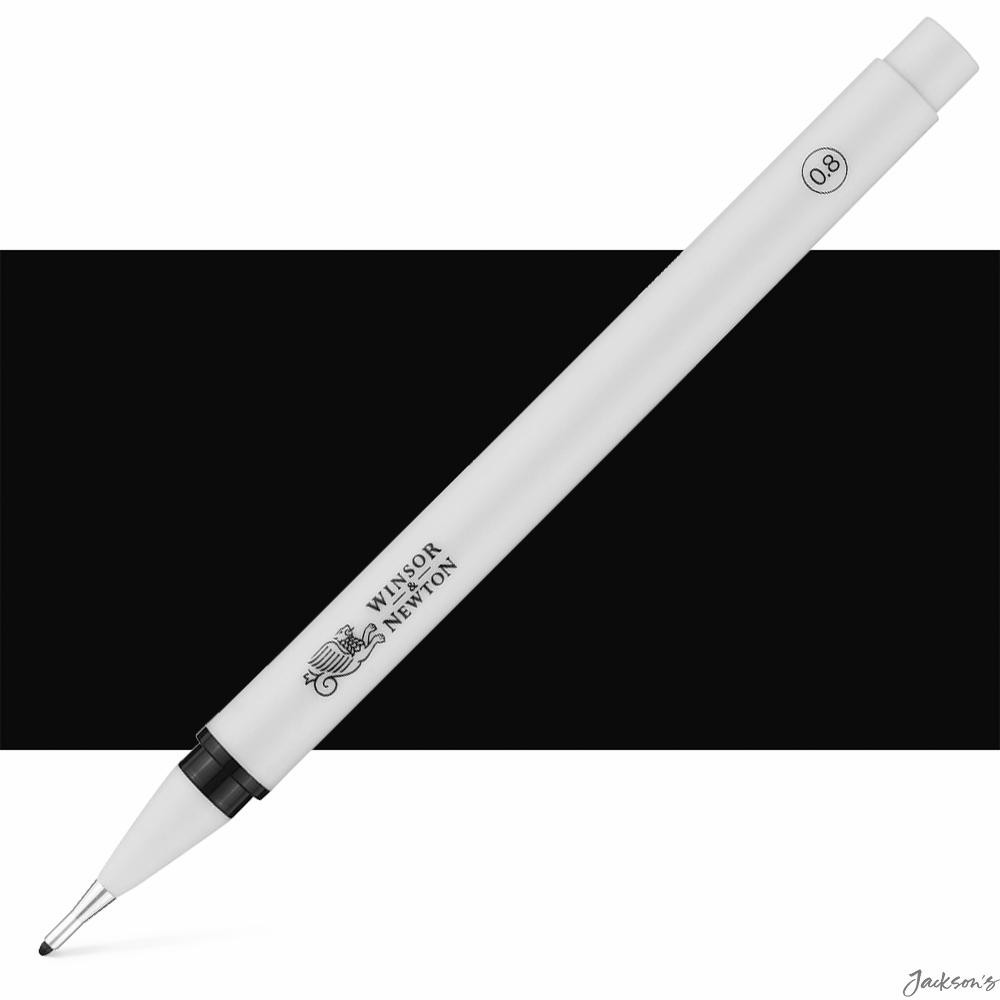 Winsor & Newton Fineliner Pen Pigment Ink 0.8mm Black For Sketching