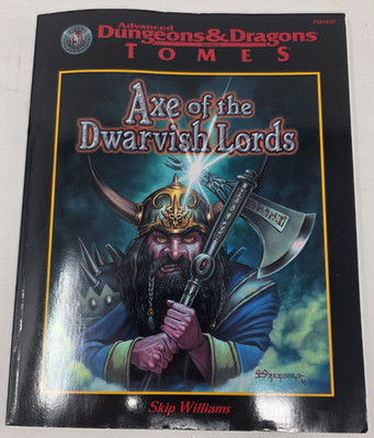TSR AD&D 2nd Ed Axe of the Dwarvish Lords VG (B120)