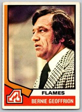 1974-75 O-Pee-Chee #147 Bernie Geoffrion CO (ref 171126)