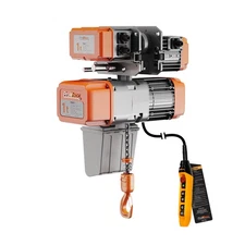 Electric Chain Hoist 1 ton w/ Power Trolley 1 Speed 208~240V 3ø 60HZ 16ft