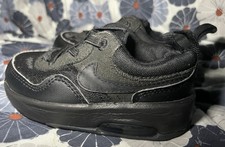 Nike Air Max motif Baby Toddler Size 6c Black Shoes