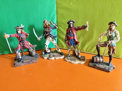 4 x Piraten Figur Booney, Read, Capt. Krad, Calico Jack von Veronese
