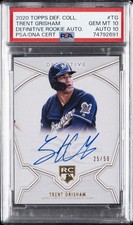 2020 #TG TRENT GRISHAM 25/50 PSA 10 AUTO 10