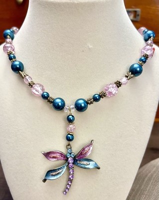 Dragonfly  VTG Necklaces Two Pretty Styles