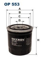 Filtron ÖLfilter OP 553 Anschraubfilter FüR 104 741A Visa 305 Lancia CitroËN 205