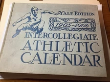 1905-06 Yale Intercollegiate Athletic Calendar Book - College Sports Records/Ads