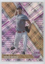 2019 Panini Elite Extra Edition Aspirations Purple 70/250 Josh Wolf #53 0us5