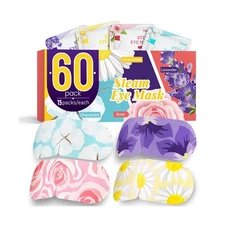 AROIC 60 Pack Steam Eye Masks Disposable for Dry Eyes, Heated Eye Mask Warm C...