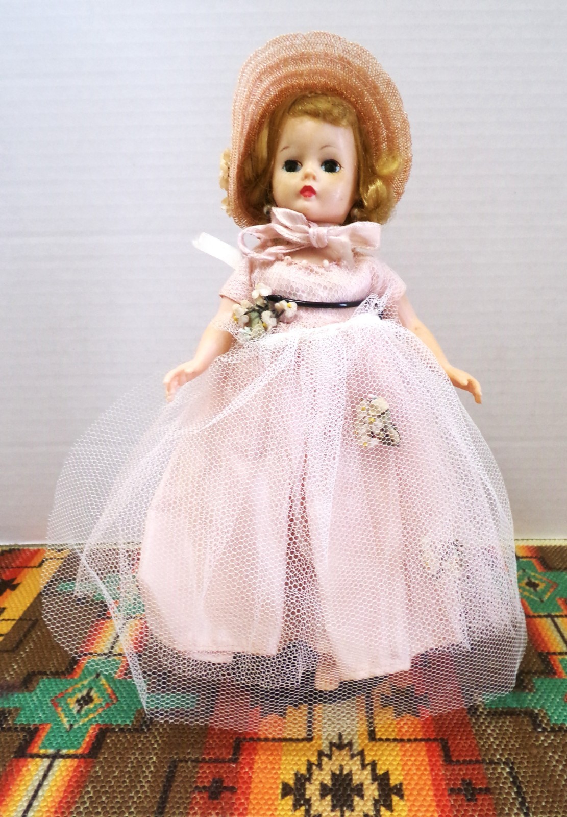 MADAME ALEXANDER vintage Doll CISSETTE Pink Southern Belle /