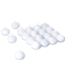 SPAAS Floating Candles  Set of 20 White Floating Candles for Centerpieces at...