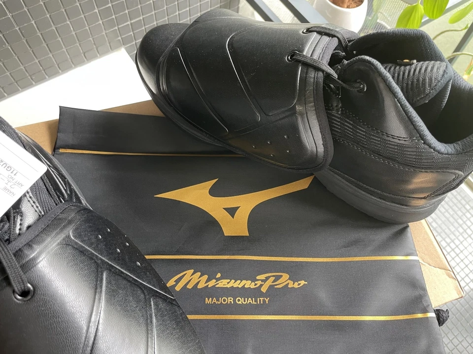 Chaussures MIZUNO Japan Baseball Jumpire modèle pro noir 11GU2300... - Photo 3/4