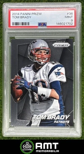 Tom Brady PSA 9 2014 Panini Prizm New England Patriots #36 1702