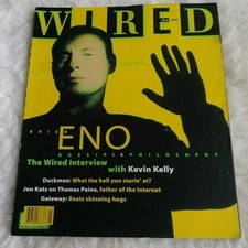 90s WIRED Magazine BRIAN ENO May 1995 early computing tech culture mag