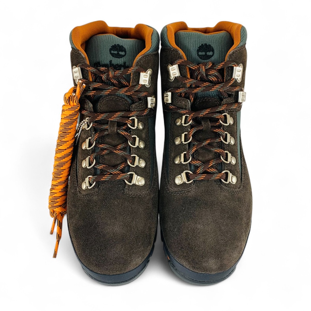 Timberland X AE Euro Hiker 90s Mid Lace-Up Boot Dark Brown Suede Brown Timberland Euro Hiker Boots for Men for sale | eBay main image 2