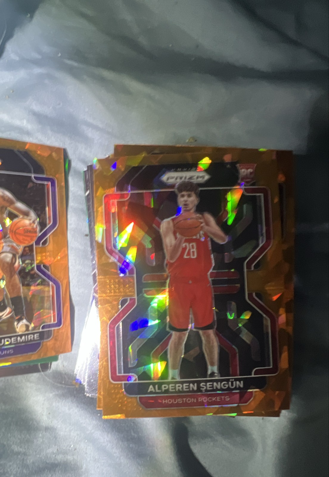 2021-22 Panini Prizm - Alperen Sengun #318 Orange Ice Prizm (RC)