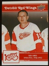 2025 - 2026 Upper Deck Sid Abel Detroit Red Wings Centennial #84 Hockey