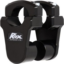 Rox Speed FX 2 pulgadas Elevador de barra pivotante para 1-1/4 pulgada. Manillar moto
