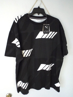 Puma Motorsports Men's AMG STATEMENT AOP T-shirt, Sz: XL