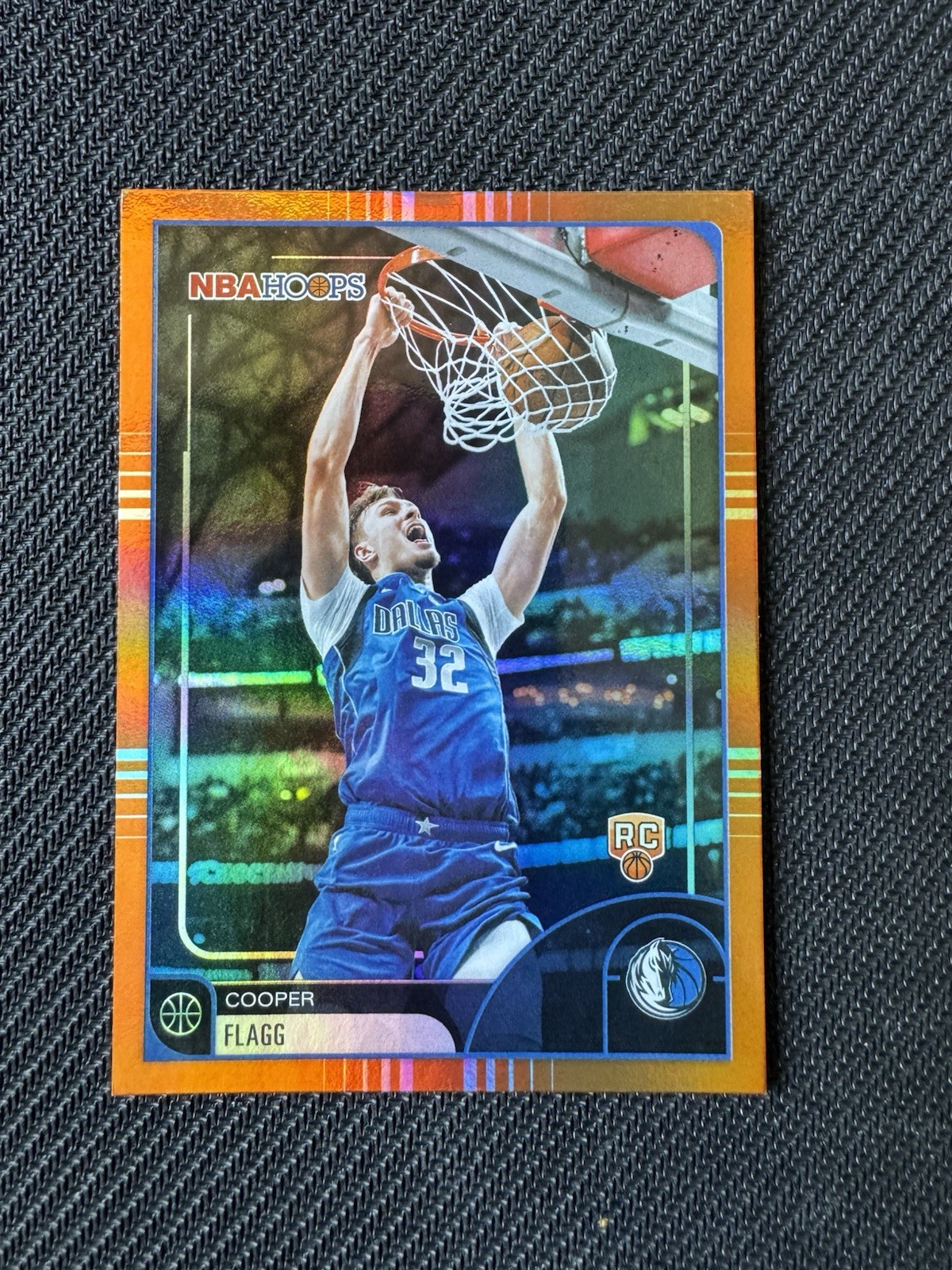 2025-26 Topps NBA Hoops Cooper Flagg RC ORANGE Hoops #35 Mavericks