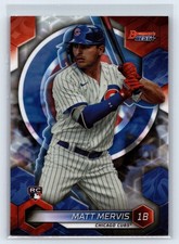 2023 Bowman's Best Matt Mervis Refractors #58 RC Rookie Chicago Cubs