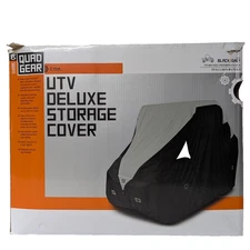 Classic Accessories Deluxe UTV Storage Cover Large Black Fits Midsize 2 person