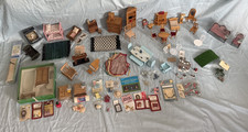 Large Collection of Vintage Miniature Toys and Dollhouse Furniture