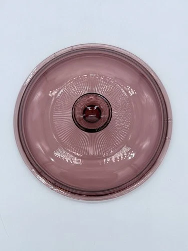 Vintage Pyrex Purple/Cranberry Lid v-2.5-c, 8.5"